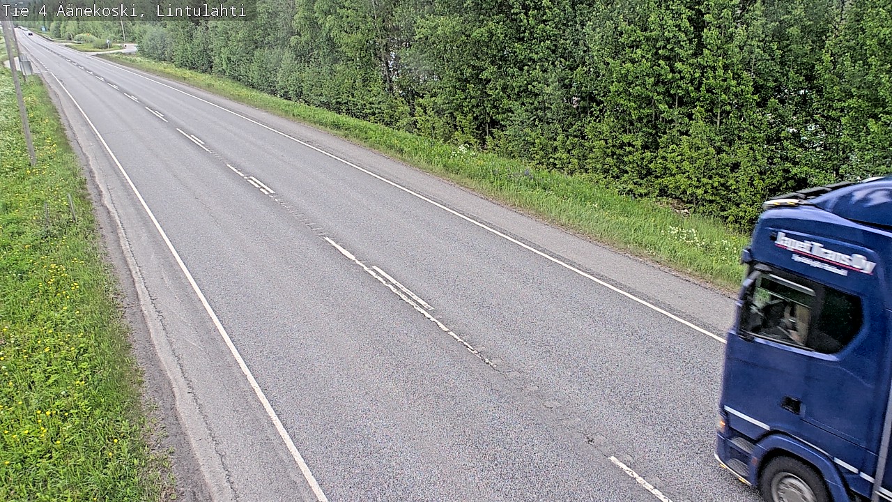 Weather Camera Image Road 4 Äänekoski, Lintulahti, Äänekoski, Keski-Suomi