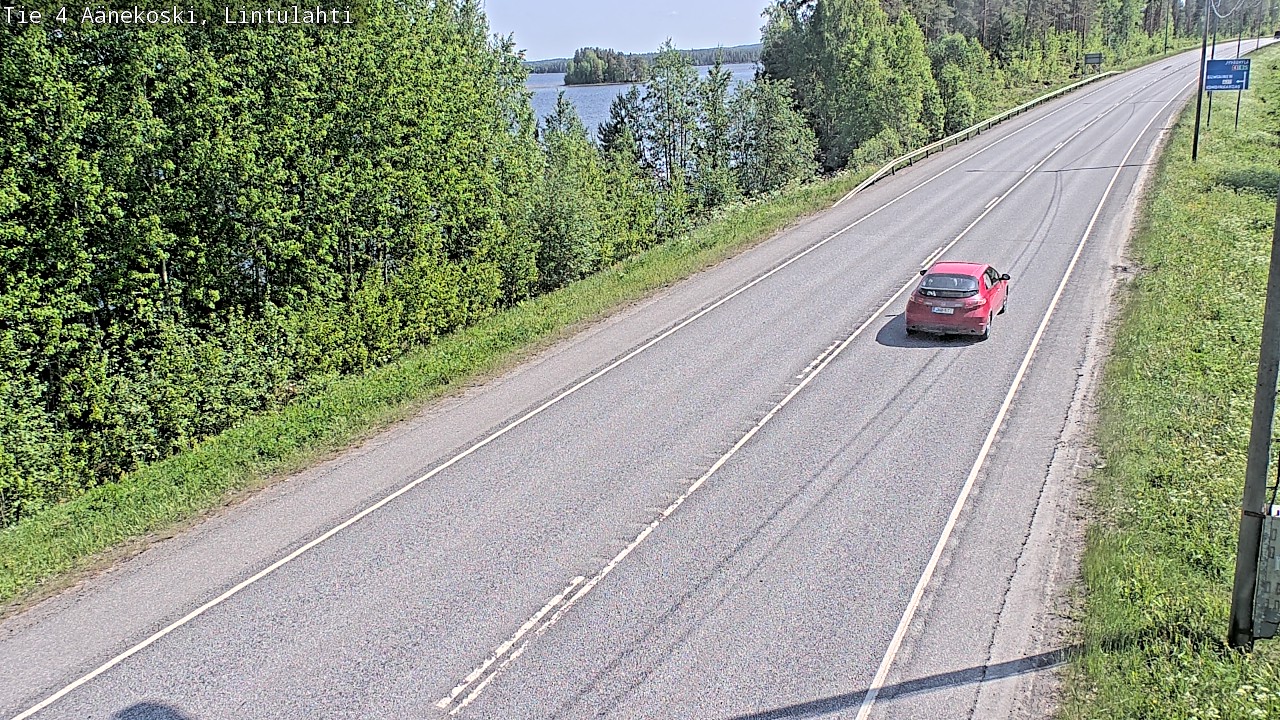 Weather Camera Image Road 4 Äänekoski, Lintulahti, Äänekoski, Keski-Suomi