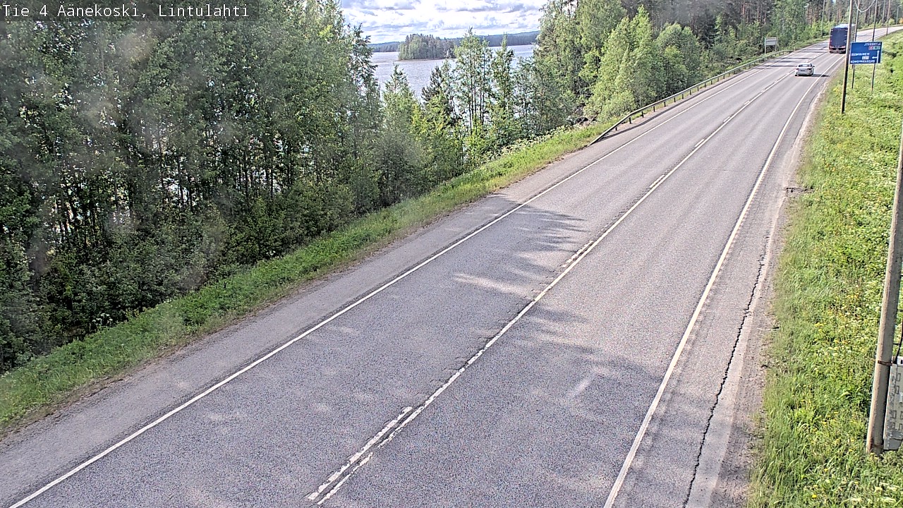 Weather Camera Image Road 4 Äänekoski, Lintulahti, Äänekoski, Keski-Suomi