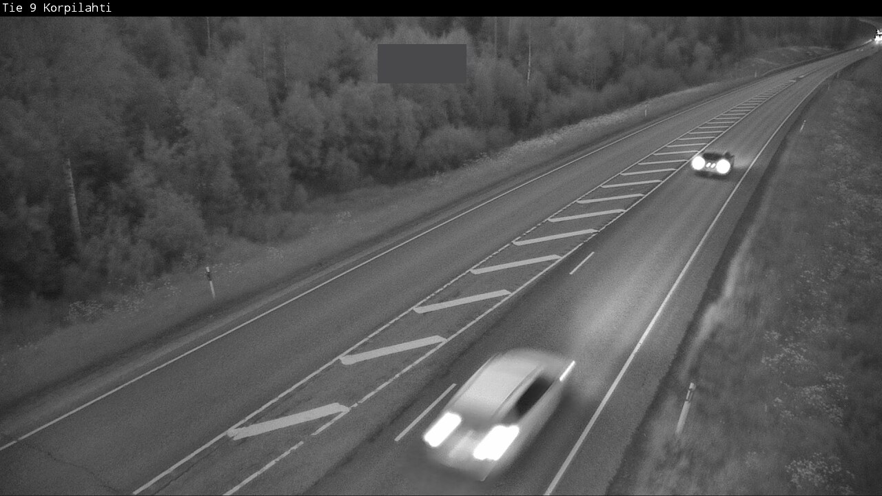 Weather Camera Image Väg 9 Jyväskylä, Korpilahti, Jyväskylä, Keski-Suomi