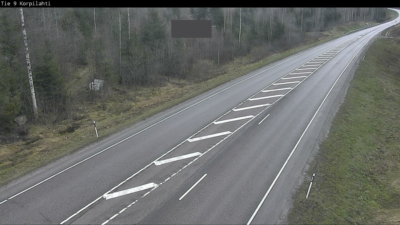 Weather Camera Image Road 9 Jyväskylä, Korpilahti, Jyväskylä, Keski-Suomi