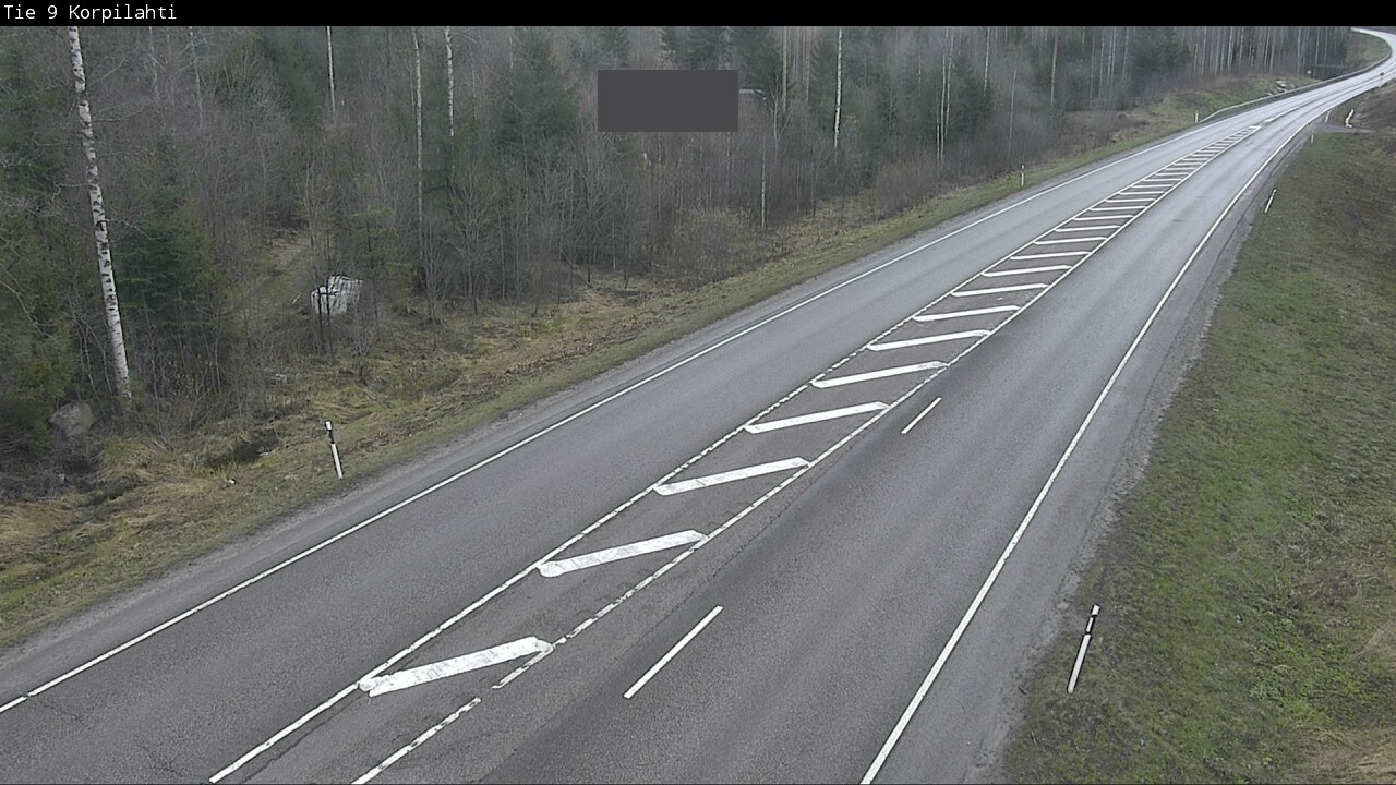 Weather Camera Image Road 9 Jyväskylä, Korpilahti, Jyväskylä, Keski-Suomi