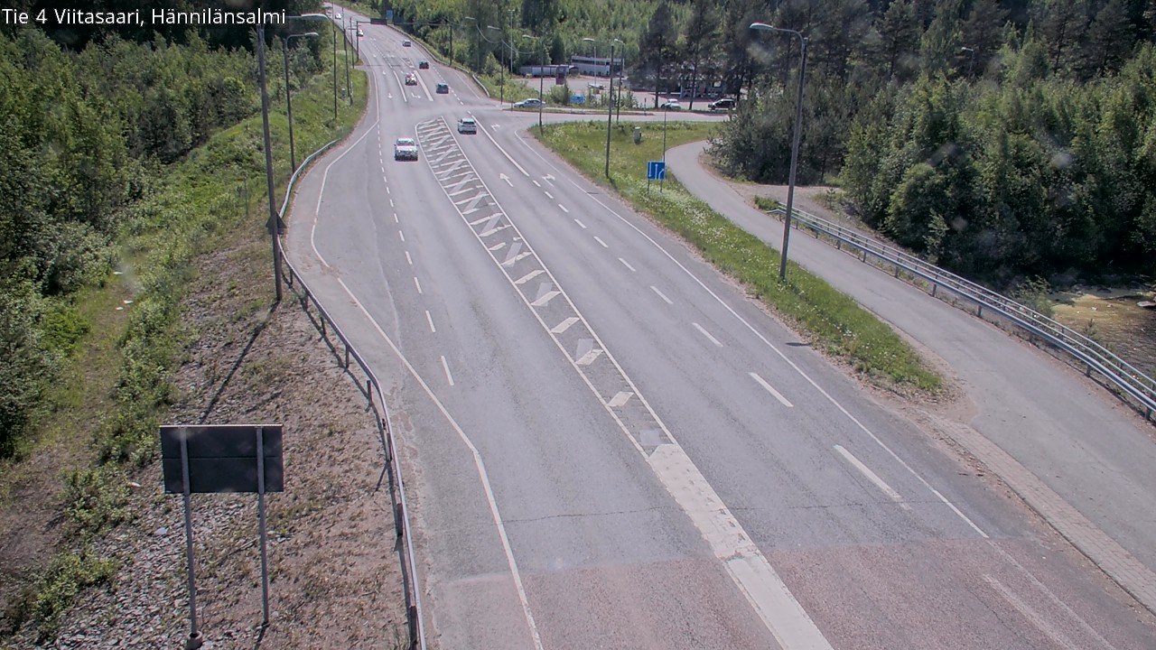 Weather Camera Image Road 4 Viitasaari Hännilänsalmi, Viitasaari, Keski-Suomi