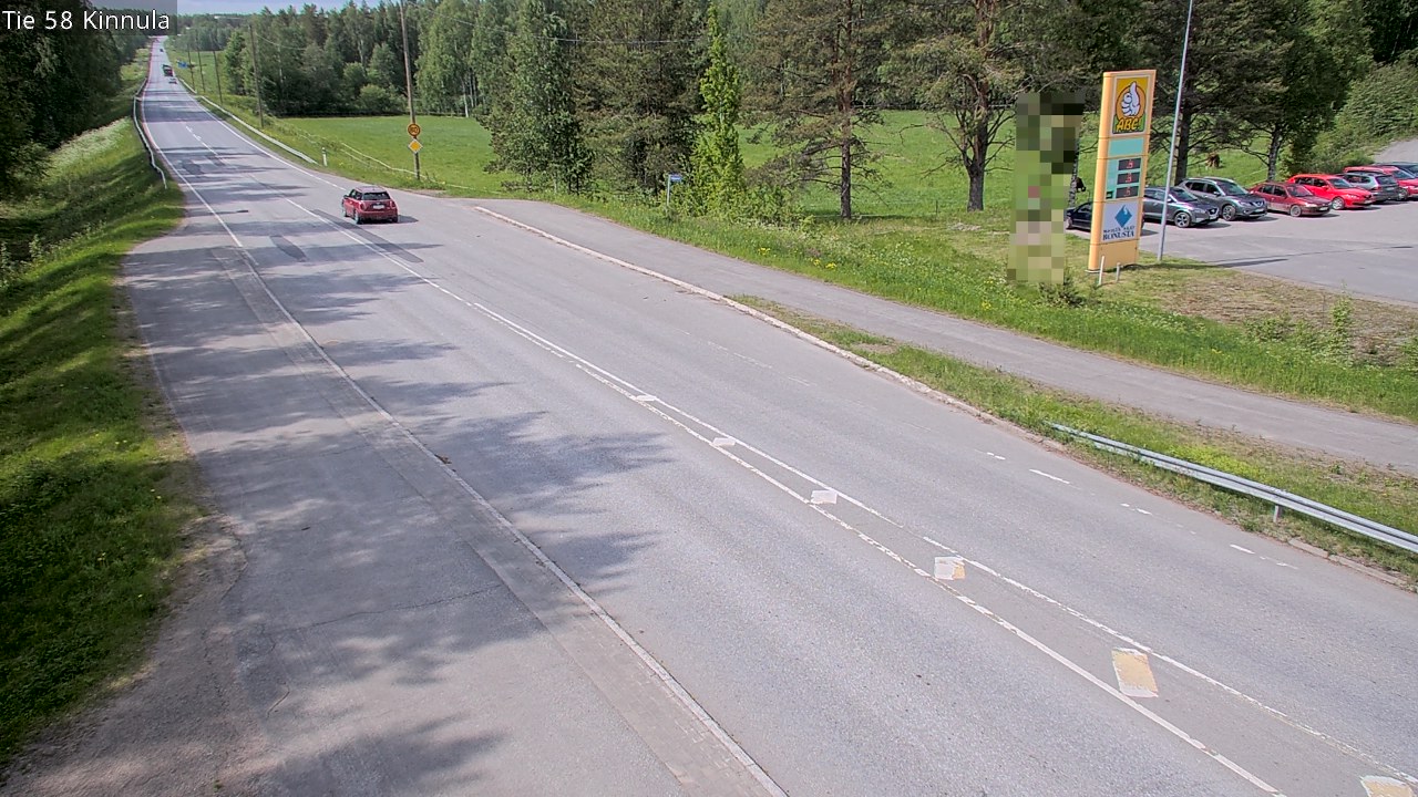 Weather Camera Image Väg 58 Kinnula, Kinnula, Keski-Suomi