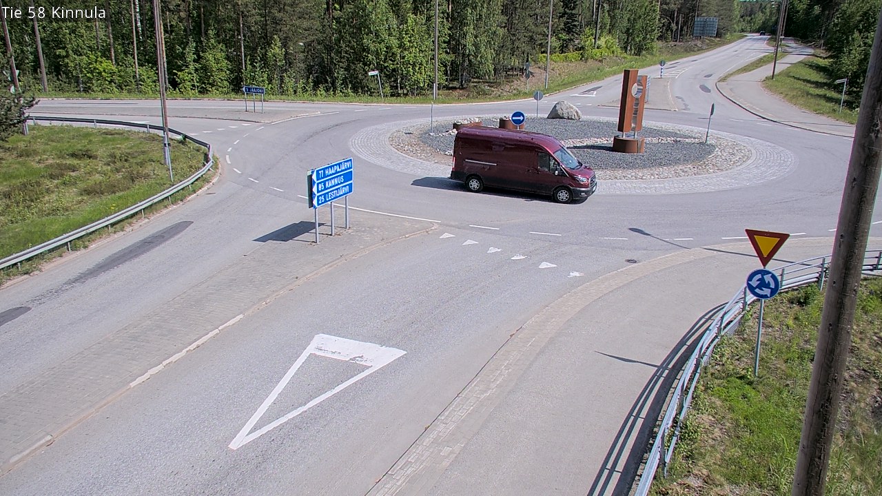 Weather Camera Image Väg 58 Kinnula, Kinnula, Keski-Suomi
