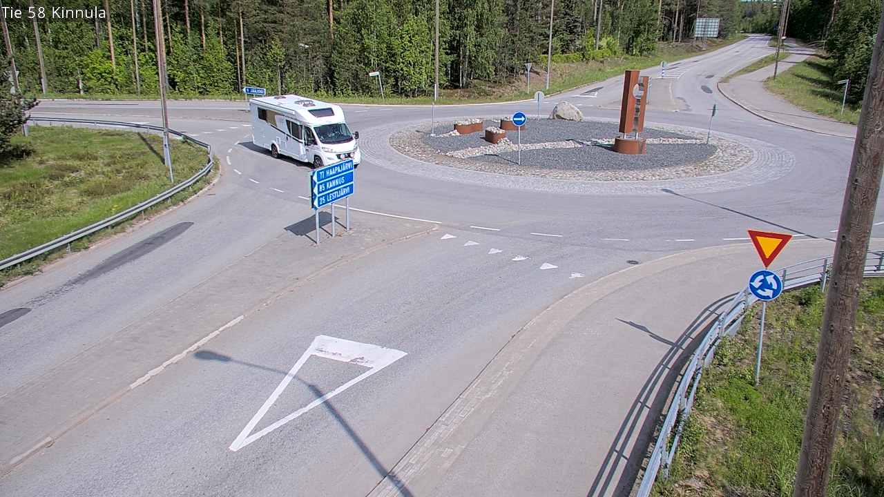 Weather Camera Image Väg 58 Kinnula, Kinnula, Keski-Suomi