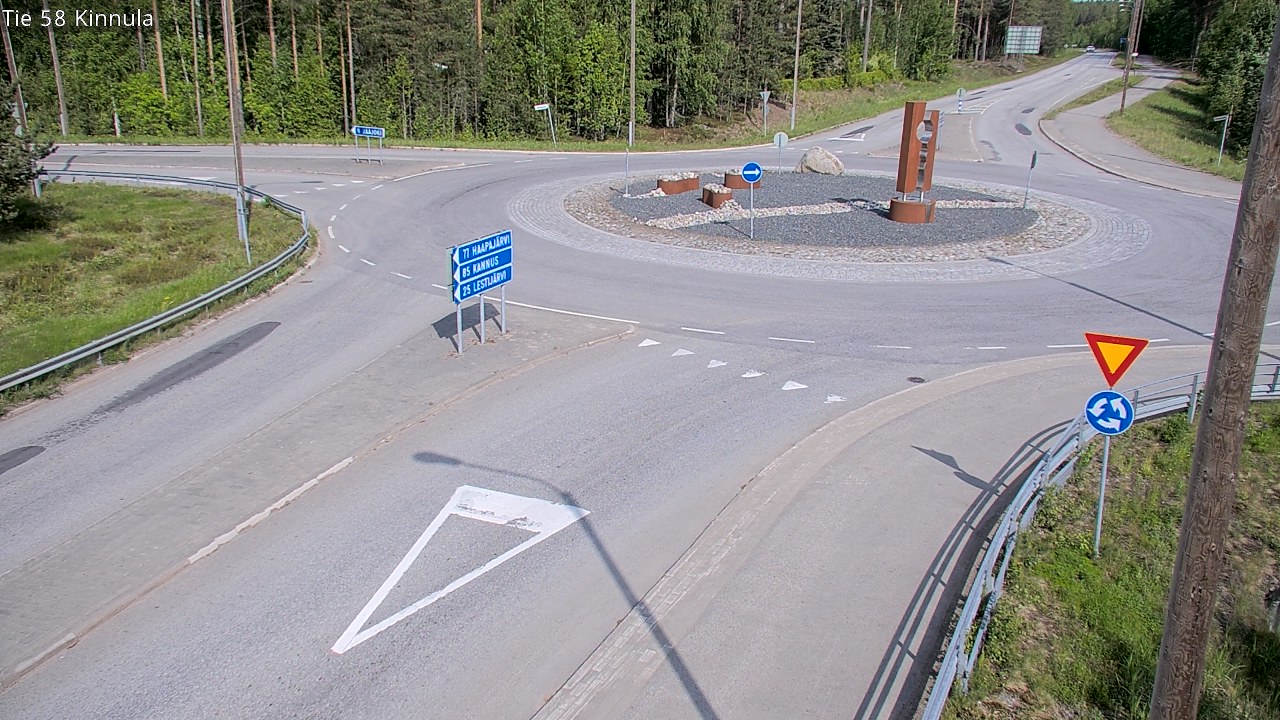 Weather Camera Image Väg 58 Kinnula, Kinnula, Keski-Suomi