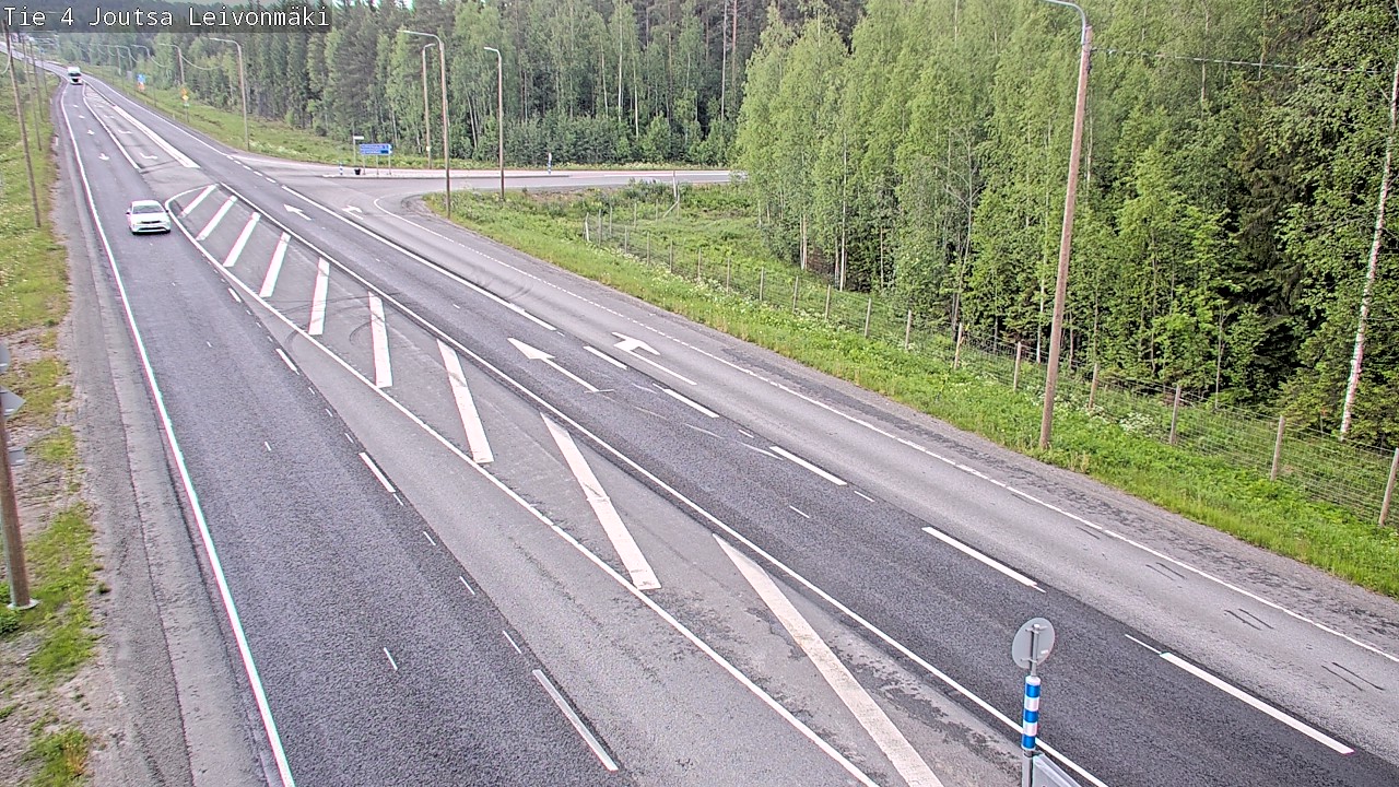 Weather Camera Image Road 4 Joutsa Leivonmäki, Joutsa, Keski-Suomi