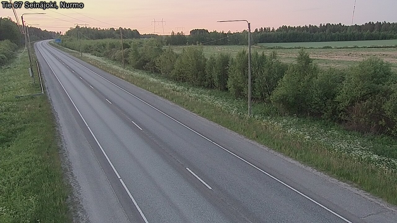 Weather Camera Image Väg 67 Seinäjoki, Nurmo, Seinäjoki, Etelä-Pohjanmaa