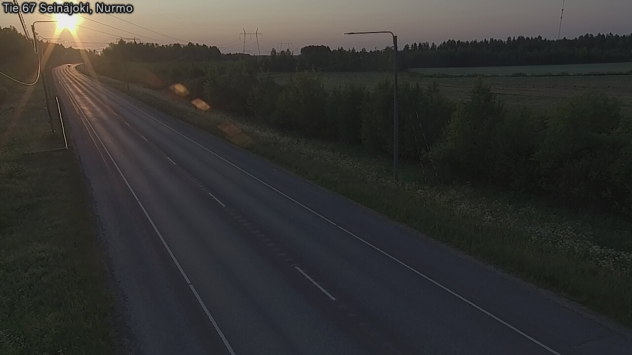 Weather Camera Image Väg 67 Seinäjoki, Nurmo, Seinäjoki, Etelä-Pohjanmaa