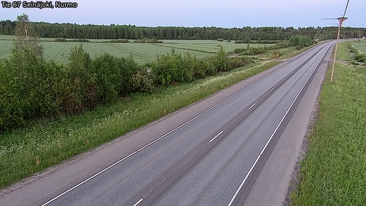 Weather Camera Image Väg 67 Seinäjoki, Nurmo, Seinäjoki, Etelä-Pohjanmaa