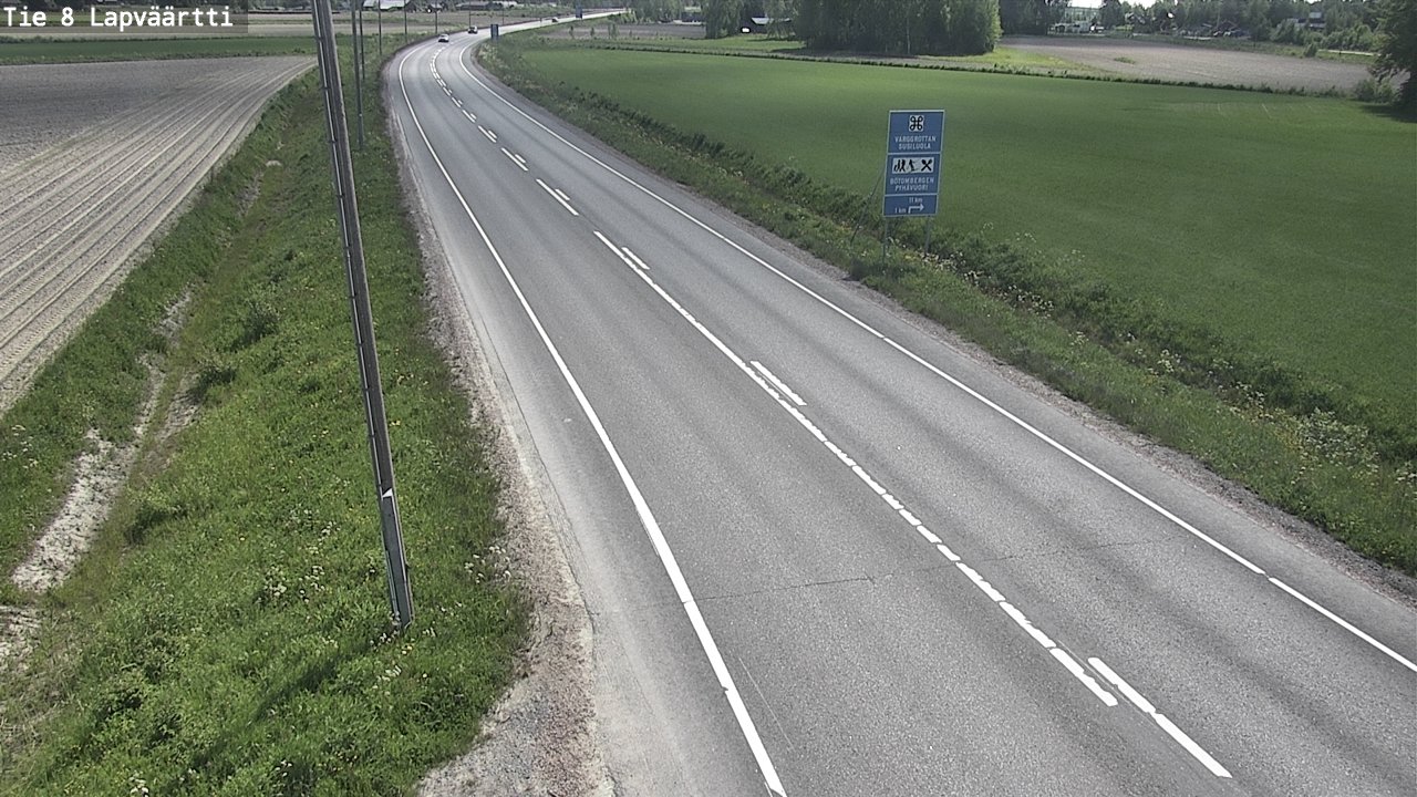 Weather Camera Image Väg 8 Kristinestad, Lappfjärd, Kristiinankaupunki, Pohjanmaa