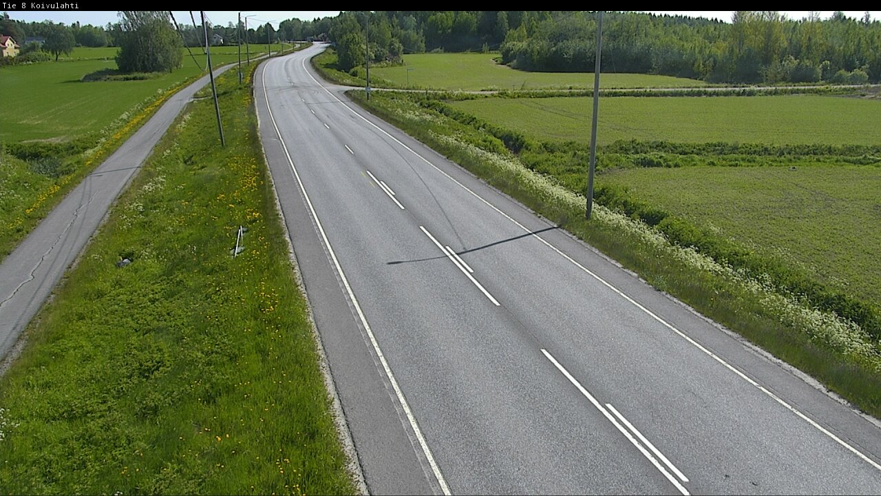 Weather Camera Image Road 8 Mustasaari, Koivulahti, Mustasaari, Pohjanmaa