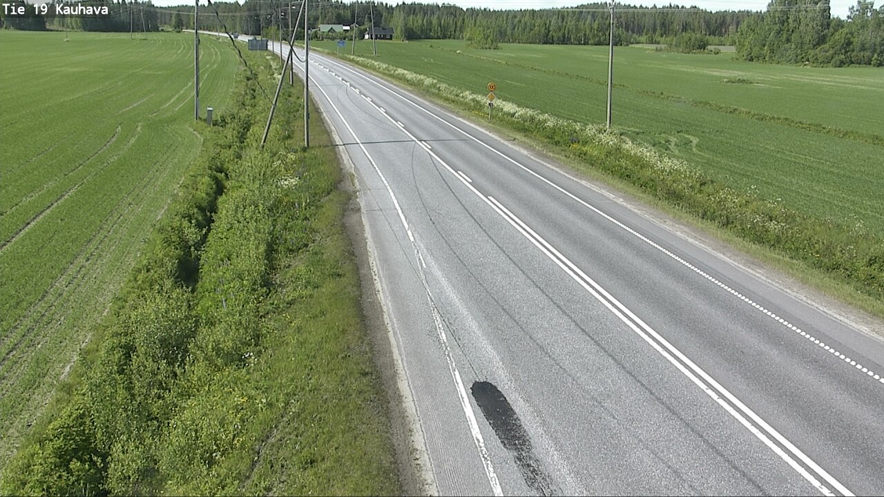 Weather Camera Image Road 19 Kauhava, Kauhava, Etelä-Pohjanmaa