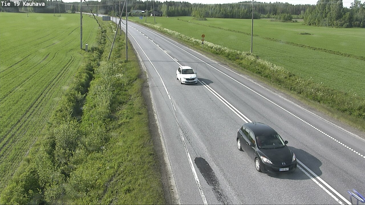 Weather Camera Image Road 19 Kauhava, Kauhava, Etelä-Pohjanmaa