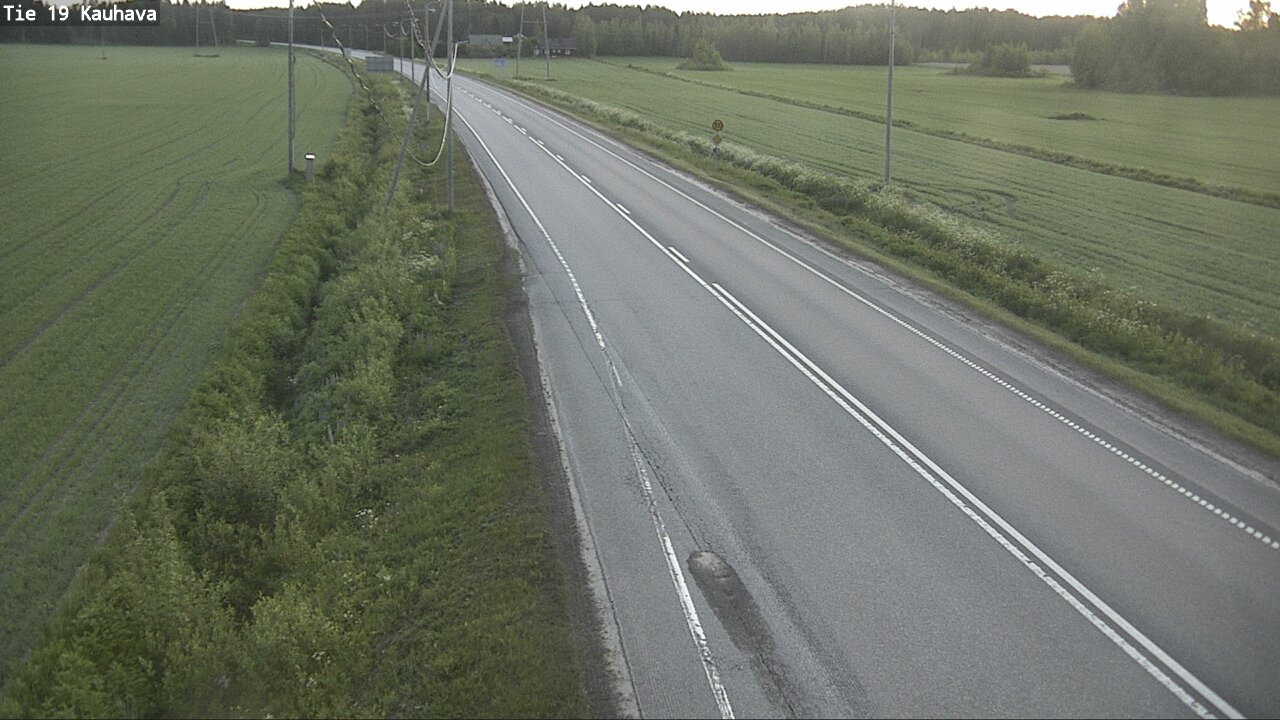 Weather Camera Image Road 19 Kauhava, Kauhava, Etelä-Pohjanmaa
