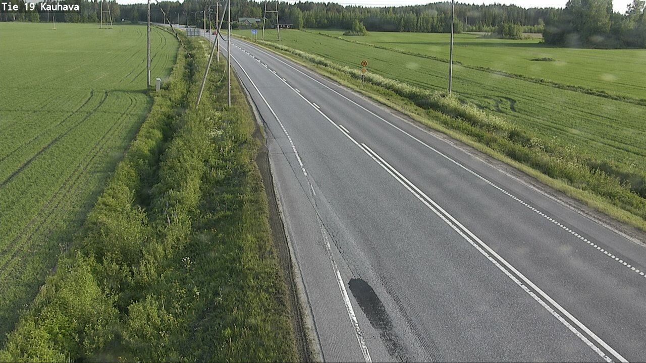 Weather Camera Image Väg 19 Kauhava, Kauhava, Etelä-Pohjanmaa