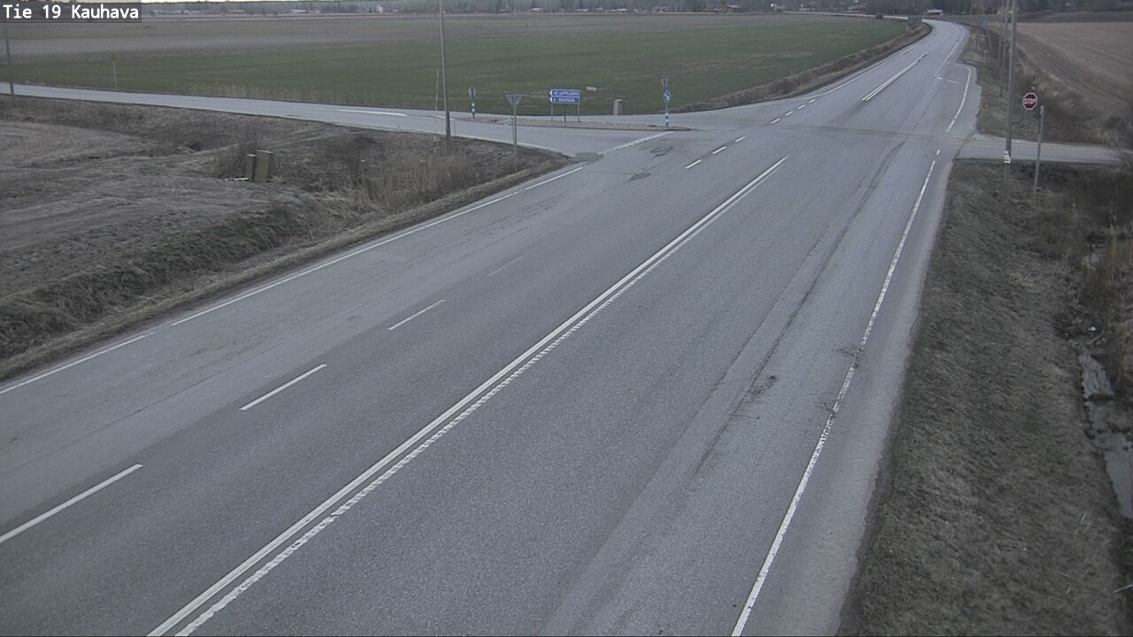 Weather Camera Image Väg 19 Kauhava, Kauhava, Etelä-Pohjanmaa