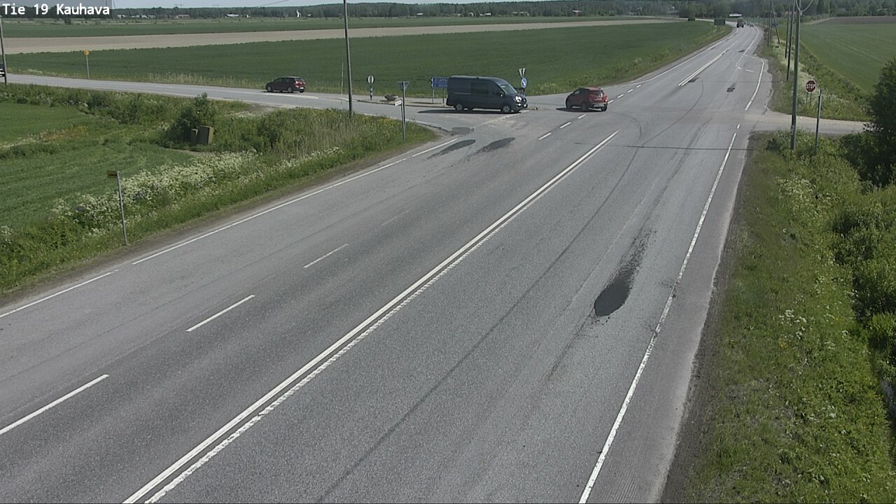 Weather Camera Image Road 19 Kauhava, Kauhava, Etelä-Pohjanmaa