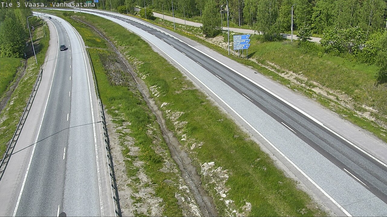 Weather Camera Image Väg 3 Vasa, Gamla hamnen, Vaasa, Pohjanmaa