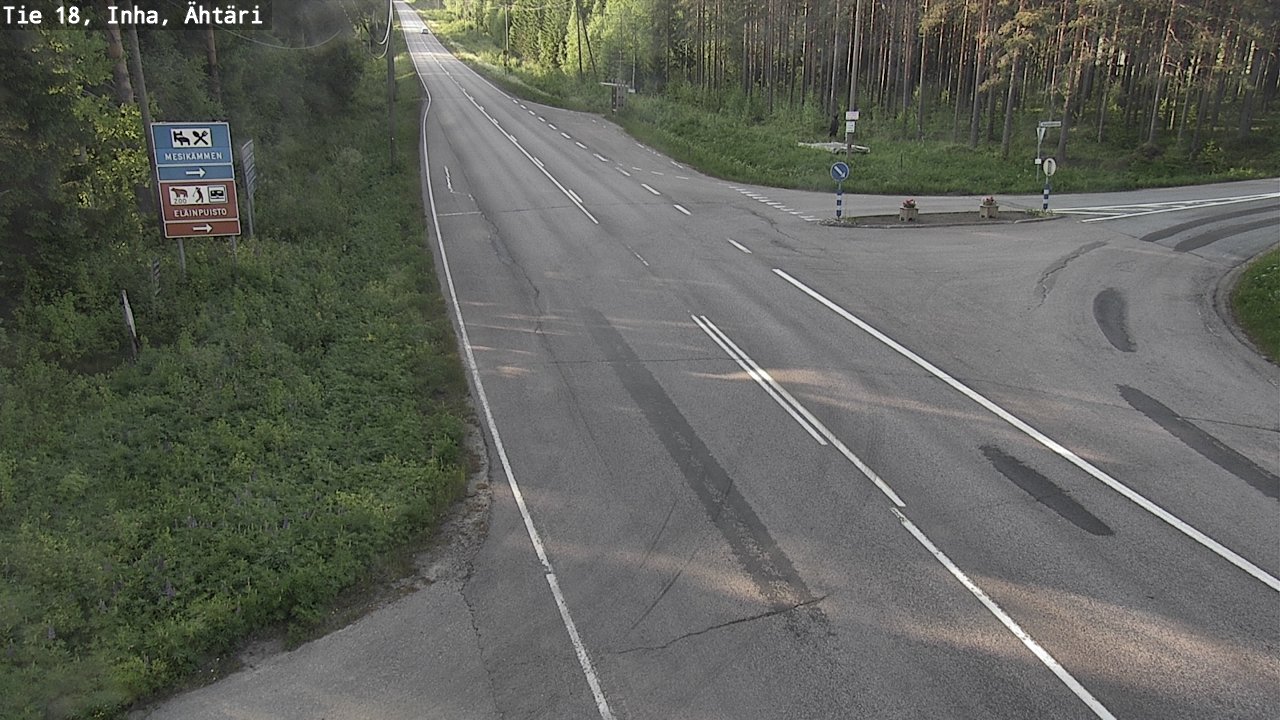 Weather Camera Image Väg 18 Etseri, Inha, Ähtäri, Etelä-Pohjanmaa