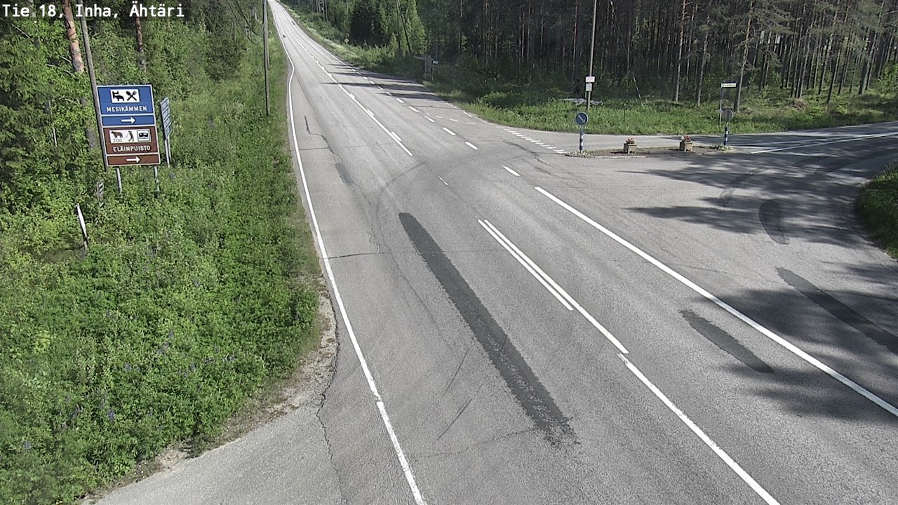 Weather Camera Image Road 18 ÄhtäriInha, Ähtäri, Etelä-Pohjanmaa