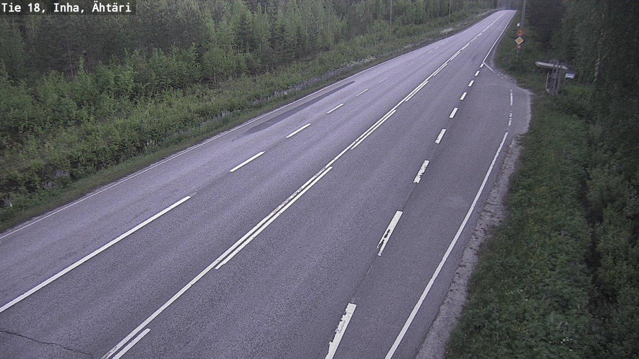 Weather Camera Image Väg 18 Etseri, Inha, Ähtäri, Etelä-Pohjanmaa