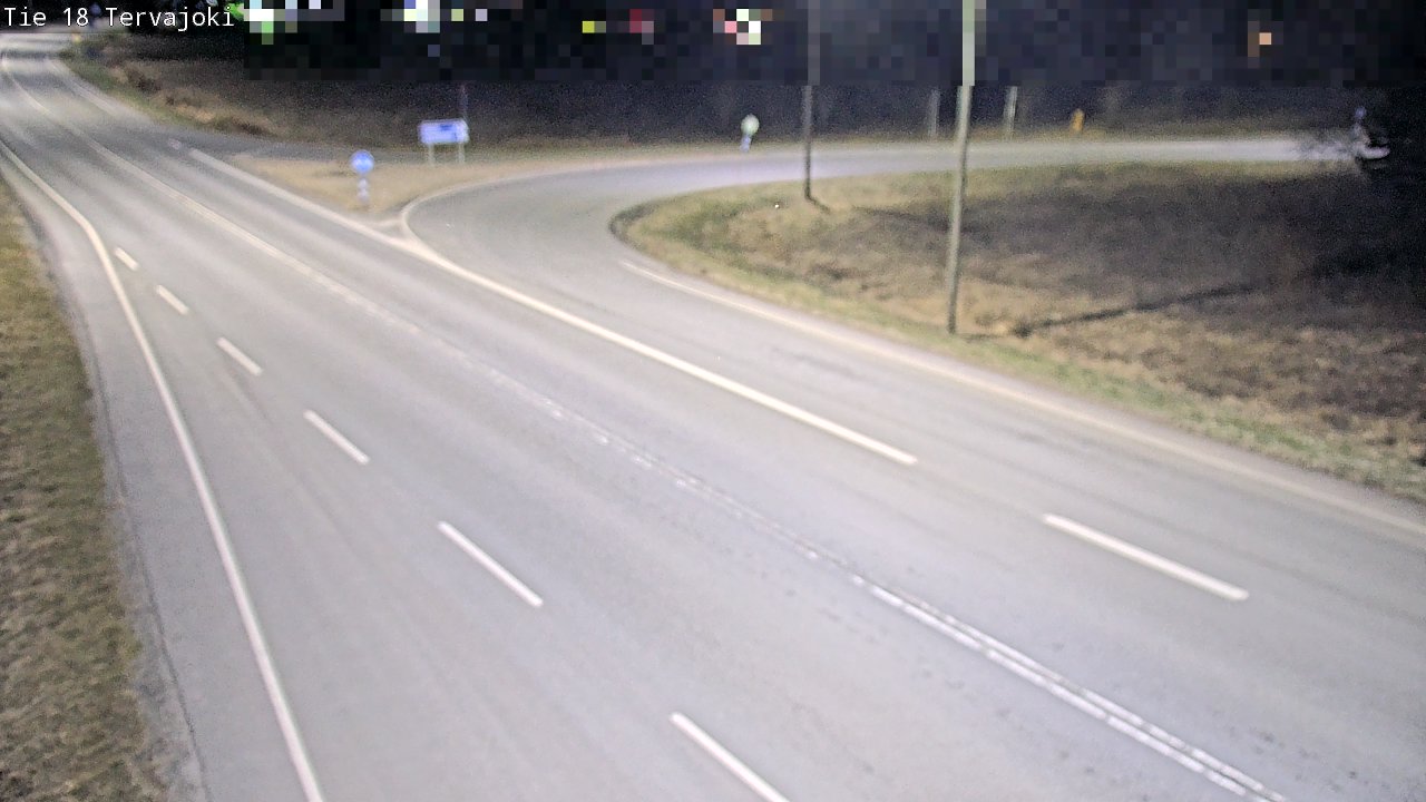 Weather Camera Image Road 18 Vaasa Vähäkyrö, Tervajoki, Vaasa, Pohjanmaa