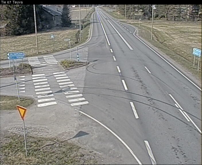 Weather Camera Image Road 67 Teuva, Teuva, Etelä-Pohjanmaa