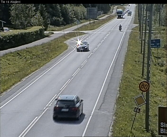 Weather Camera Image Road 16 Alajärvi, Alajärvi, Etelä-Pohjanmaa
