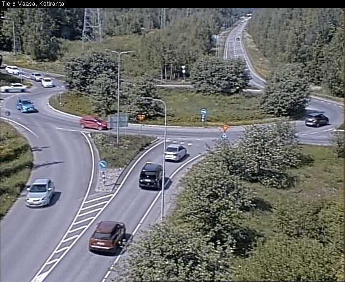 Weather Camera Image Väg 8 Vasa, Kotiranta, Vaasa, Pohjanmaa