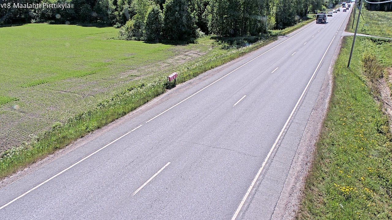 Weather Camera Image Väg 8 Malax, Pörtom, Maalahti, Pohjanmaa