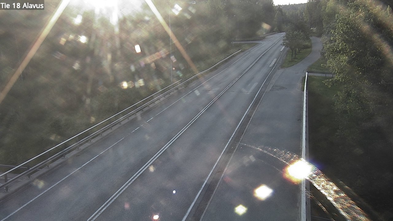 Weather Camera Image Väg 18 Alavo, Alavus, Etelä-Pohjanmaa