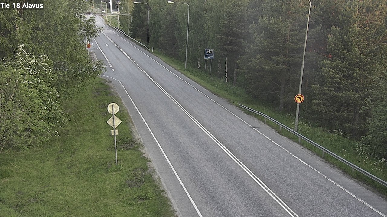 Weather Camera Image Road 18 Alavus, Alavus, Etelä-Pohjanmaa