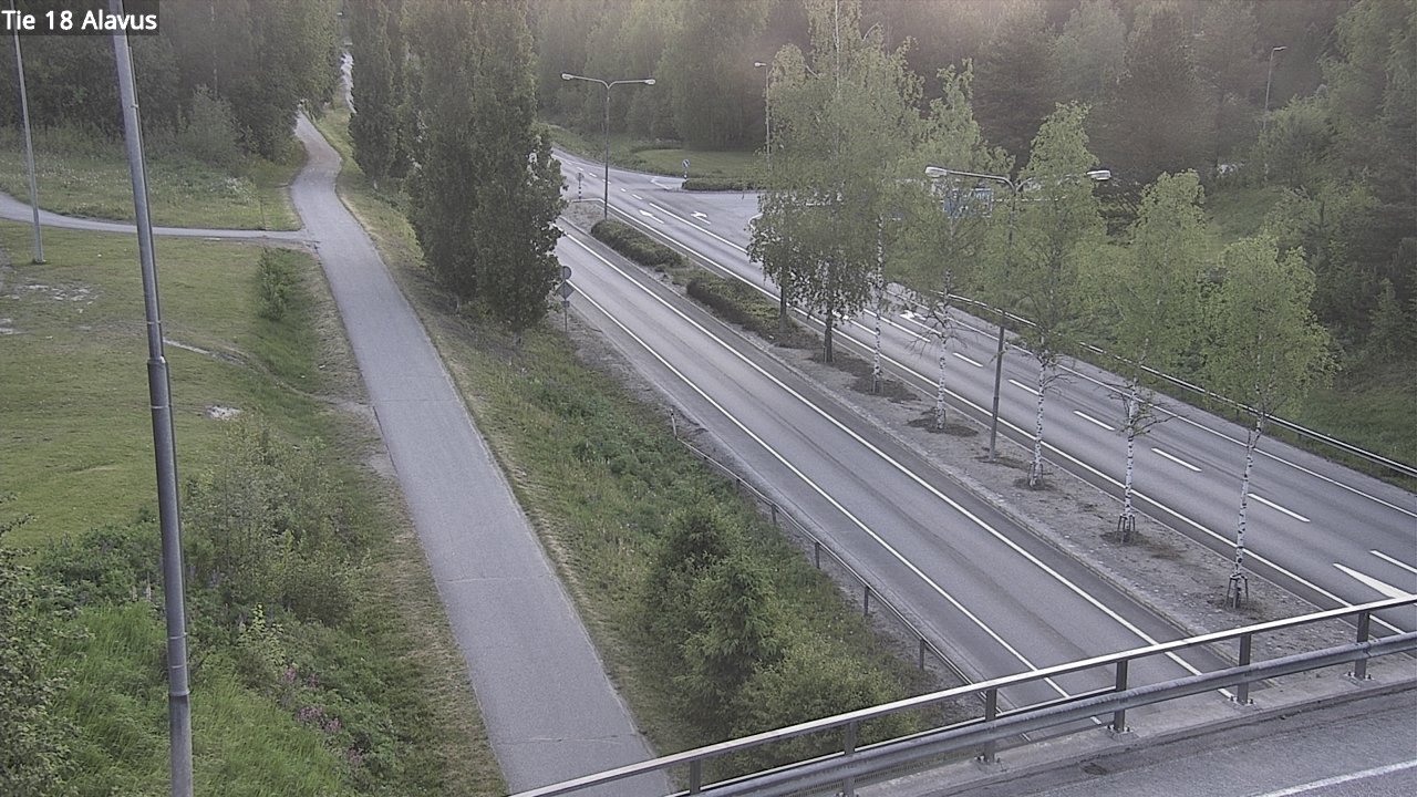 Weather Camera Image Väg 18 Alavo, Alavus, Etelä-Pohjanmaa