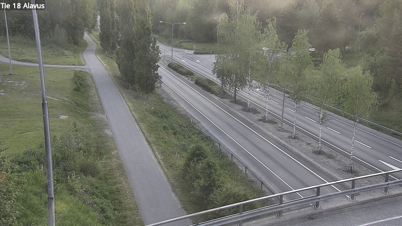 Weather Camera Image Väg 18 Alavo, Alavus, Etelä-Pohjanmaa