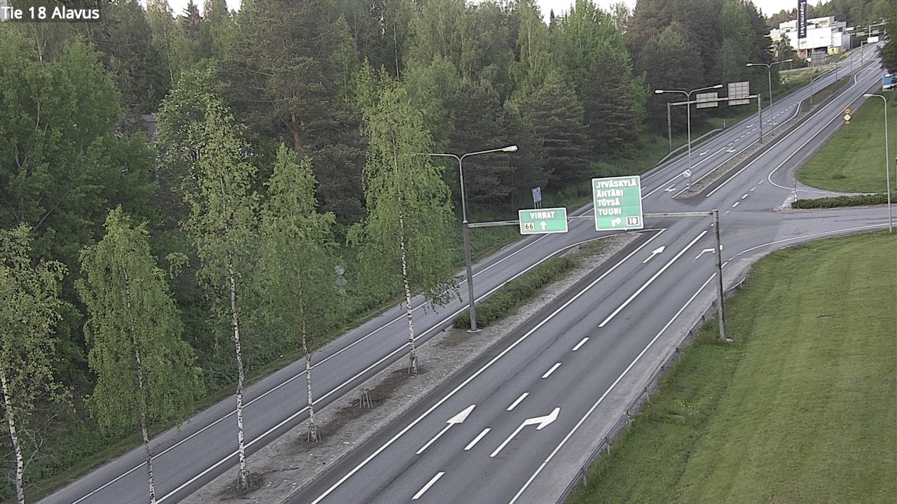 Weather Camera Image Road 18 Alavus, Alavus, Etelä-Pohjanmaa