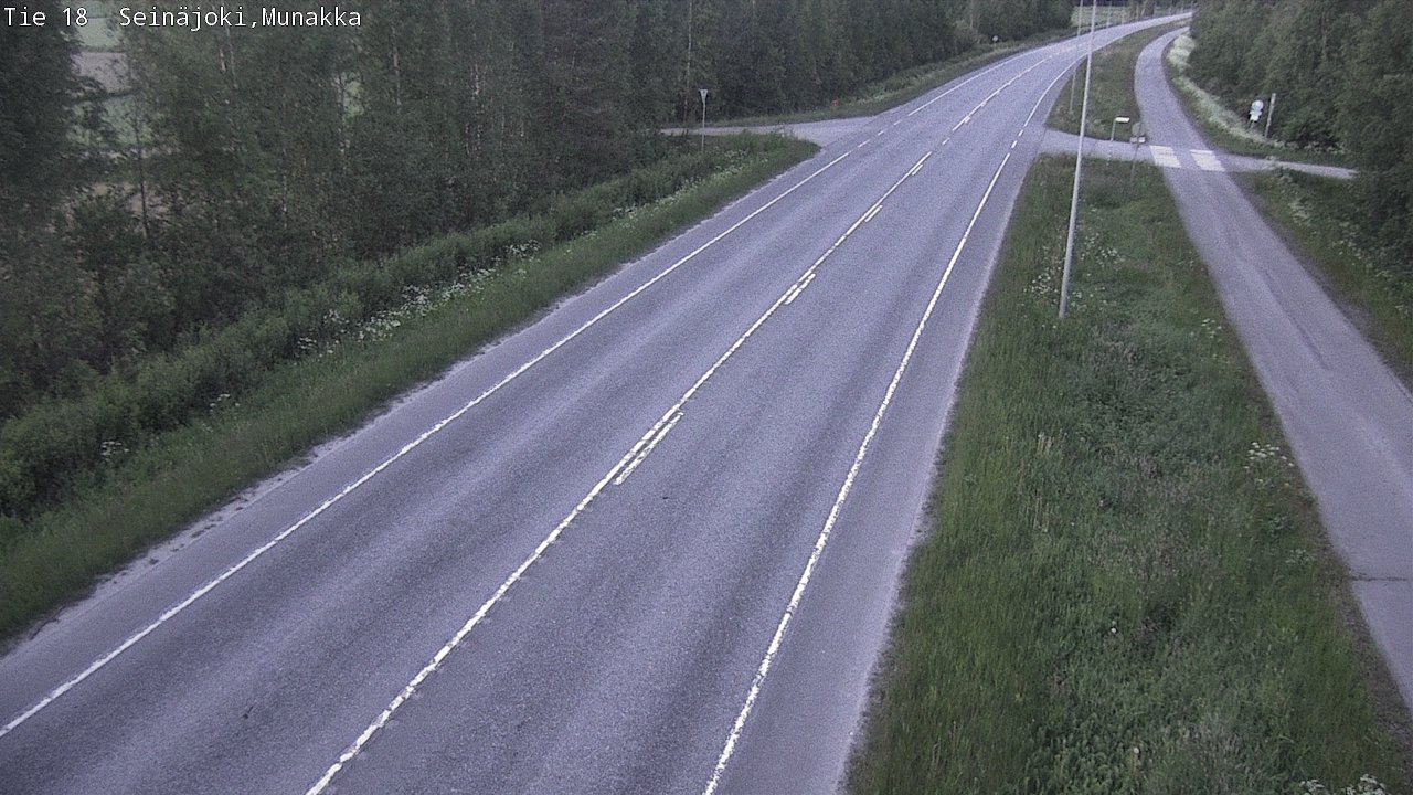 Weather Camera Image Road 18 Seinäjoki, Munakka, Seinäjoki, Etelä-Pohjanmaa