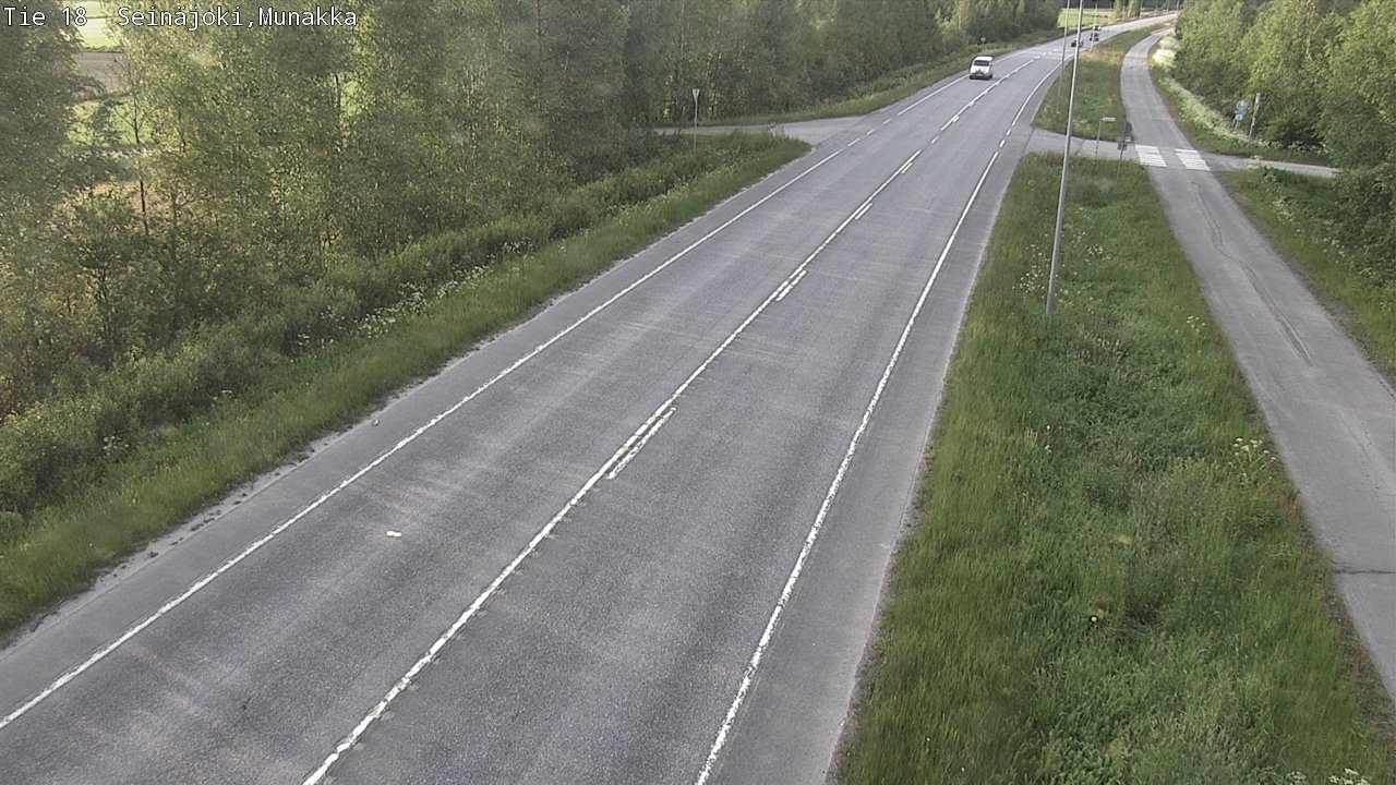 Weather Camera Image Road 18 Seinäjoki, Munakka, Seinäjoki, Etelä-Pohjanmaa