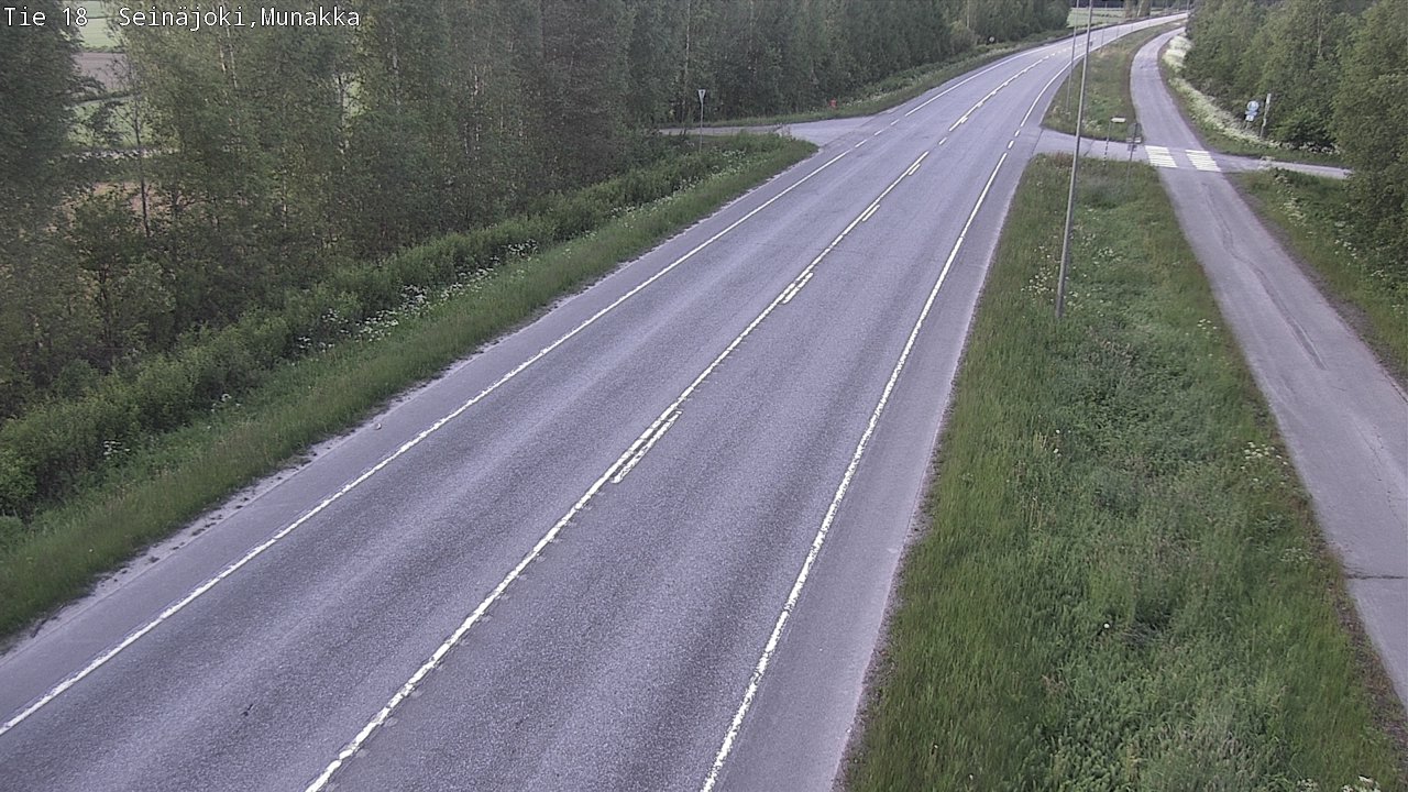 Weather Camera Image Väg 18 Seinäjoki, Munakka, Seinäjoki, Etelä-Pohjanmaa