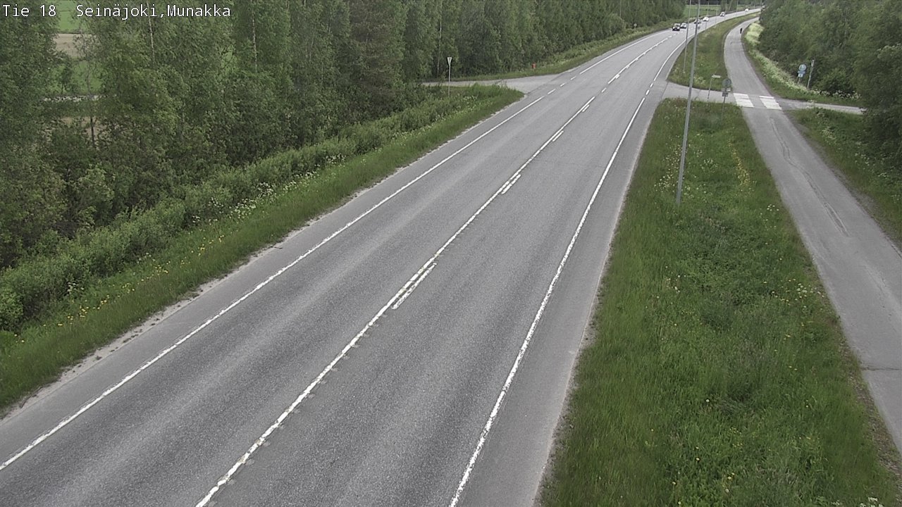 Weather Camera Image Road 18 Seinäjoki, Munakka, Seinäjoki, Etelä-Pohjanmaa