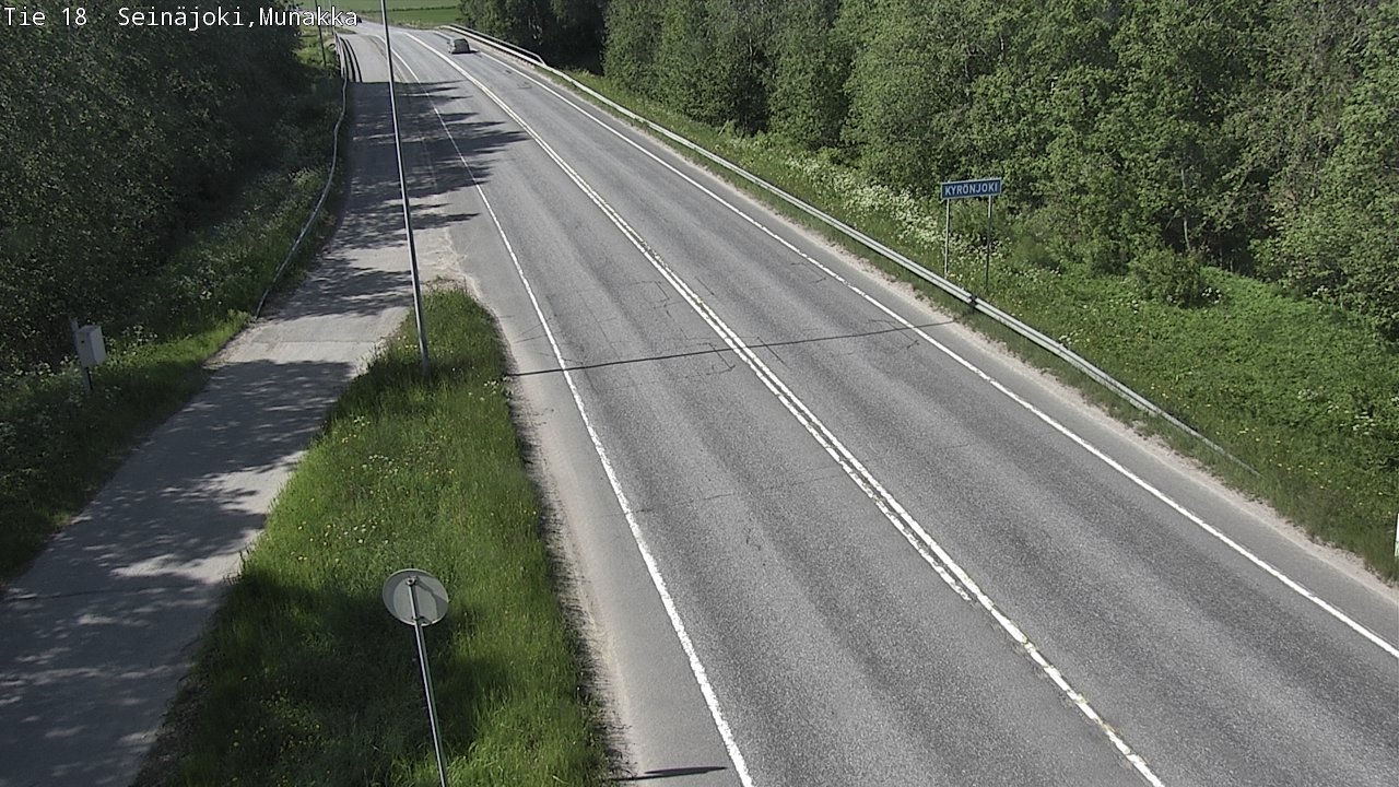 Weather Camera Image Road 18 Seinäjoki, Munakka, Seinäjoki, Etelä-Pohjanmaa