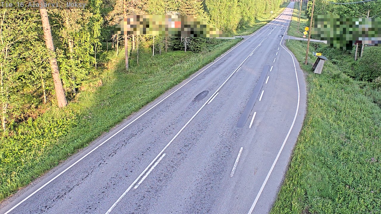 Weather Camera Image Väg 16 Alajärvi, Möksy, Alajärvi, Etelä-Pohjanmaa