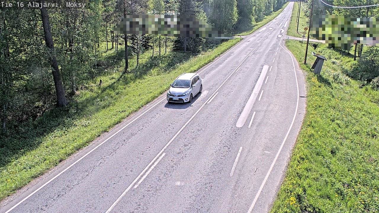 Weather Camera Image Road 16 Alajärvi, Möksy, Alajärvi, Etelä-Pohjanmaa