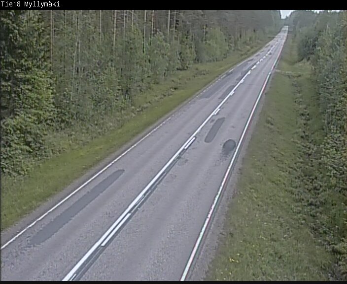 Weather Camera Image Road 18 Ähtäri, Myllymäki, Ähtäri, Etelä-Pohjanmaa