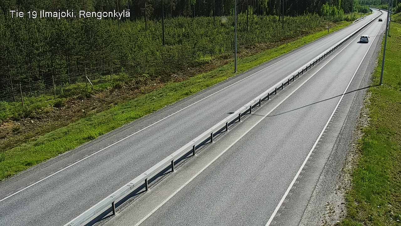 Weather Camera Image Road 19 Ilmajoki, Rengonkylä, Ilmajoki, Etelä-Pohjanmaa