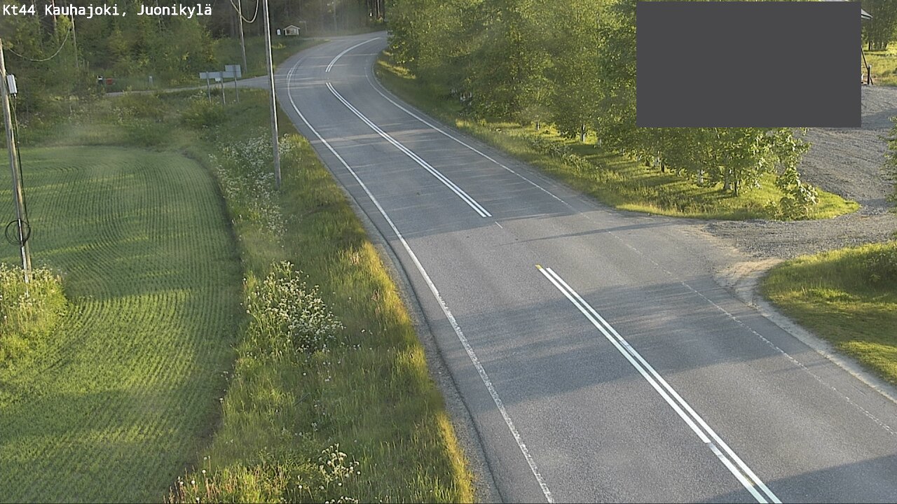 Weather Camera Image Road 44 Kauhajoki, Juonikylä,, Kauhajoki, Etelä-Pohjanmaa