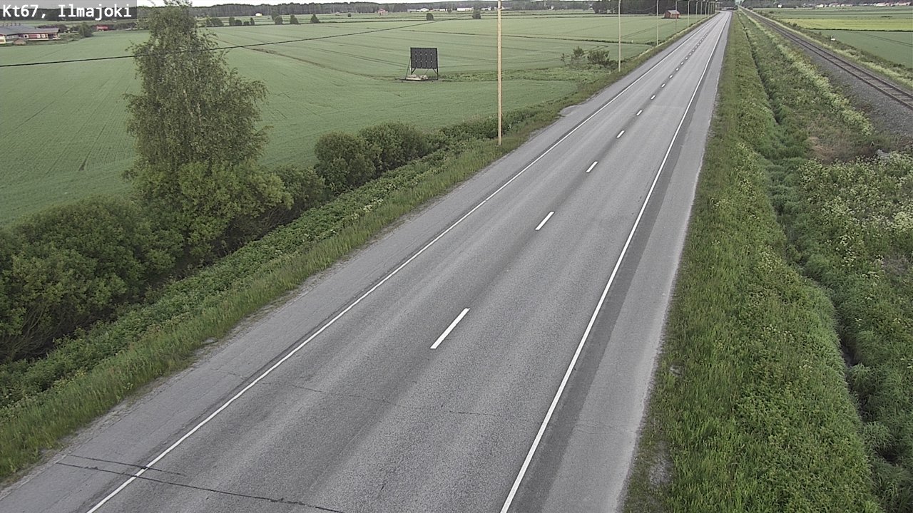 Weather Camera Image Road 67 Ilmajoki, Ilmajoki, Etelä-Pohjanmaa