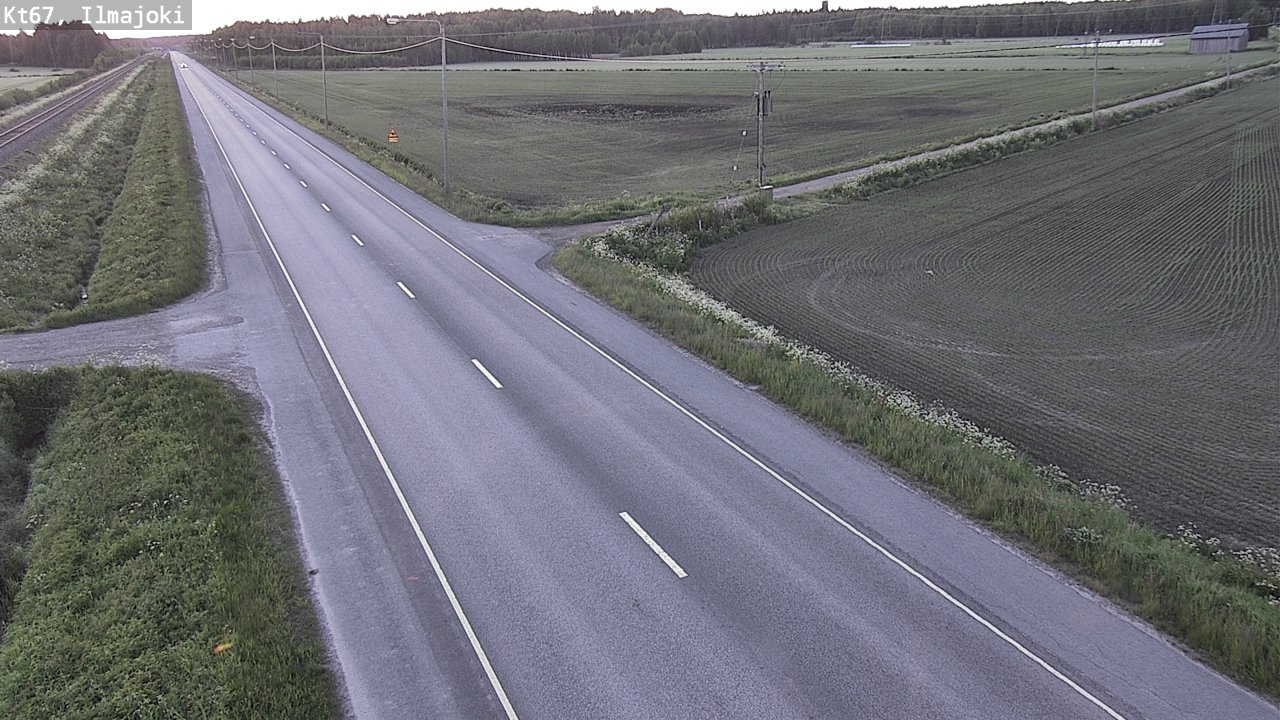Weather Camera Image Road 67 Ilmajoki, Ilmajoki, Etelä-Pohjanmaa