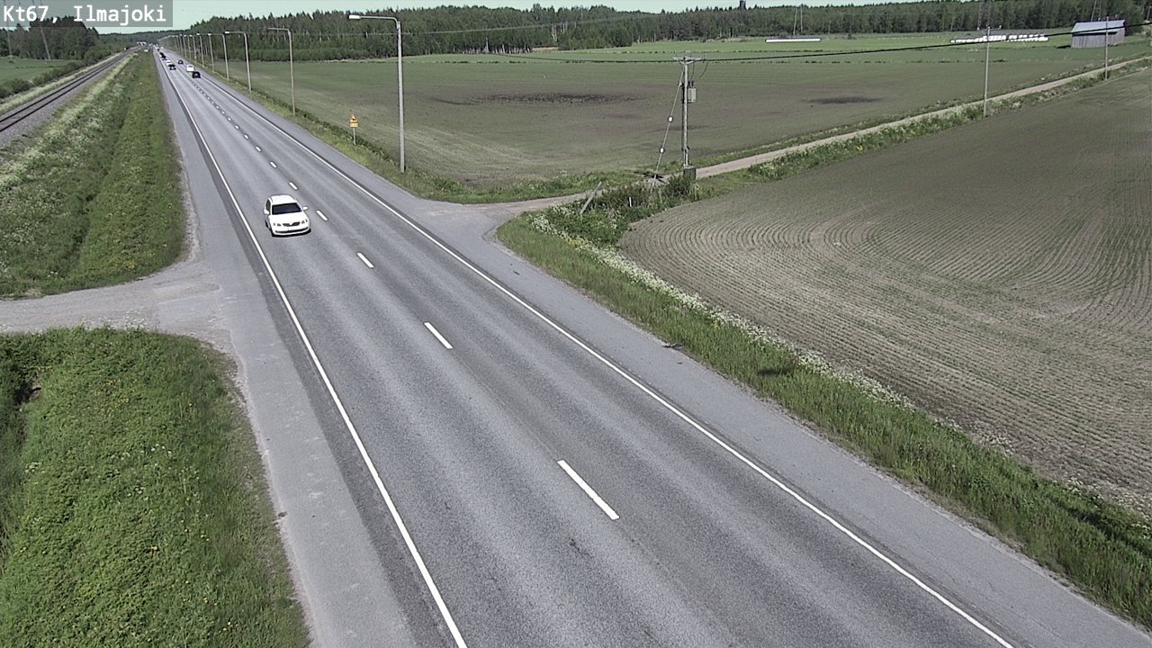 Weather Camera Image Road 67 Ilmajoki, Ilmajoki, Etelä-Pohjanmaa
